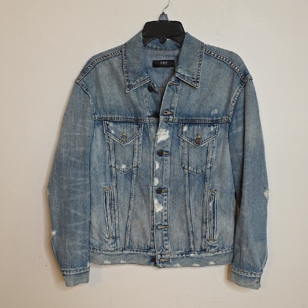 Able Merly Medium Light Blue Denim Jacket